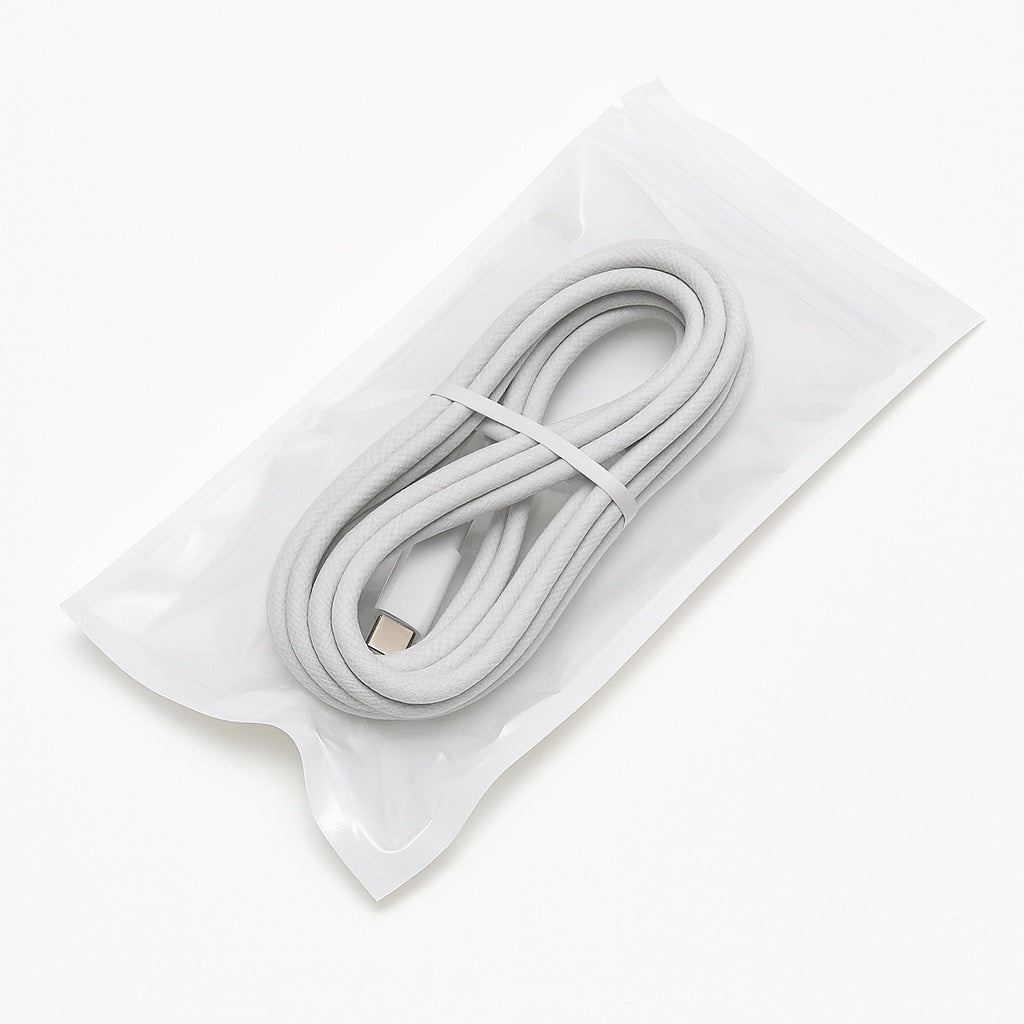 3 meter USB-C Kabel 100W / Snabbladdningskabel - Flätad