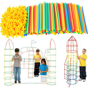 Fort Building Kit 408 Delar - Byggsats för Barn - Skapa former