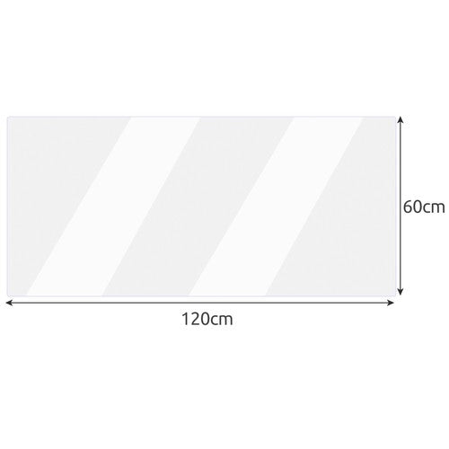 Skyddsmatta Plast 1mm - 120x60cm