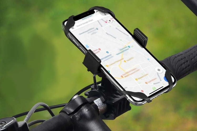 Mobilhållare för Cykel - Fäst på styret