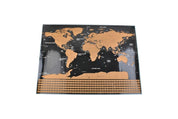 Karta med Skrapa med Accessoarer / Scratch Map / Världskarta - 82 x 59 cm