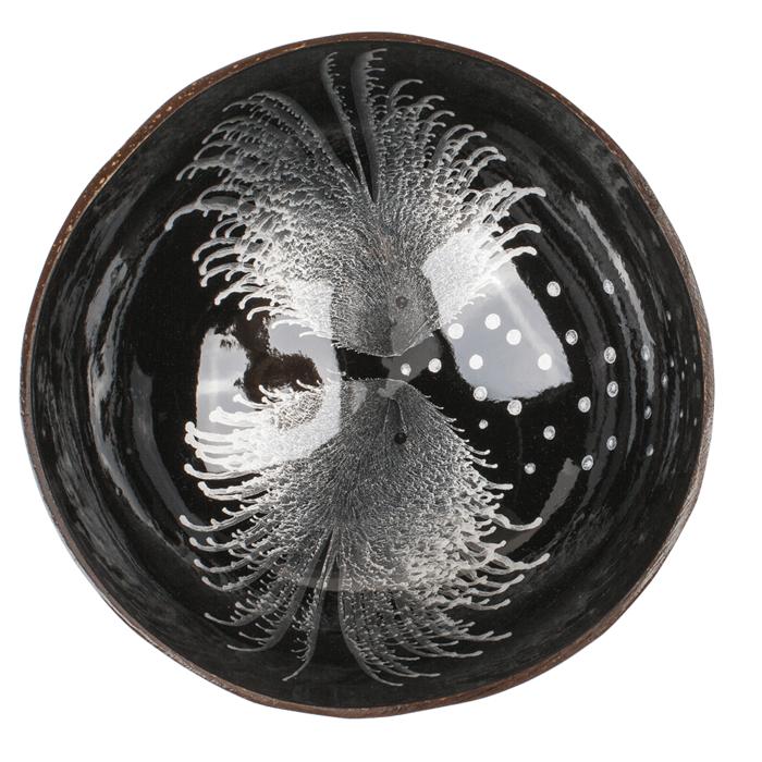 Kokosskål / Serveringsskål / Skål - 13 cm