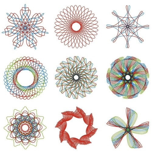 Spirograph Set med Pennor - 26-delar