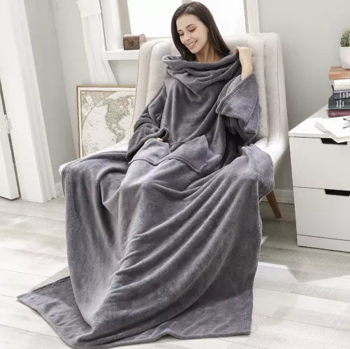 Snug Rug - Oversized Hoodie med Luva - Filt