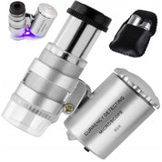 Lupp / UV Mikroskop - 60x Förstoring & LED-lampa