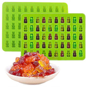 Silikonform Gummibjörnar - 100 Björnar - 2-Pack