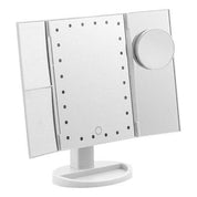 Sminkspegel med LED - 4-i-1 med Förvaring