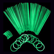 100-Pack - Självlysande Armband - Glowsticks - Gröna