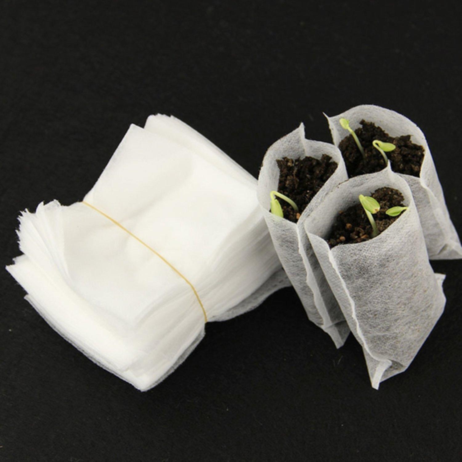 100-Pack - Tomma Fröpåsar / Påsar för Fröplantor - Planta