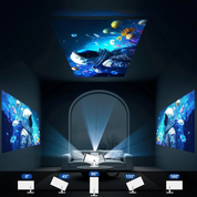 4K Projektor - Android 11, 5G Wi-Fi, Bluetooth - 150 ANSI