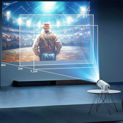 4K Projektor - Android 11, 5G Wi-Fi, Bluetooth - 150 ANSI