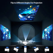 4K Projektor - Android 11, 5G Wi-Fi, Bluetooth - 150 ANSI