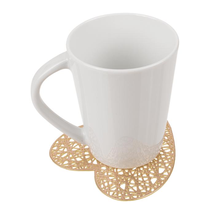 Glasunderlägg Hjärta / Underlägg till Glas - 4-Pack