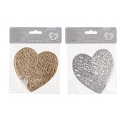 Glasunderlägg Hjärta / Underlägg till Glas - 4-Pack
