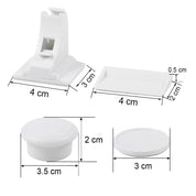 4-Pack - Magnetisk Barnlås för Luckor & Dörr - Lås