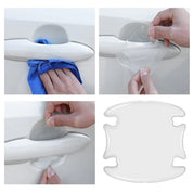 4-Pack - Repskydd Dörrhandtag Bil - Skyddsfilm