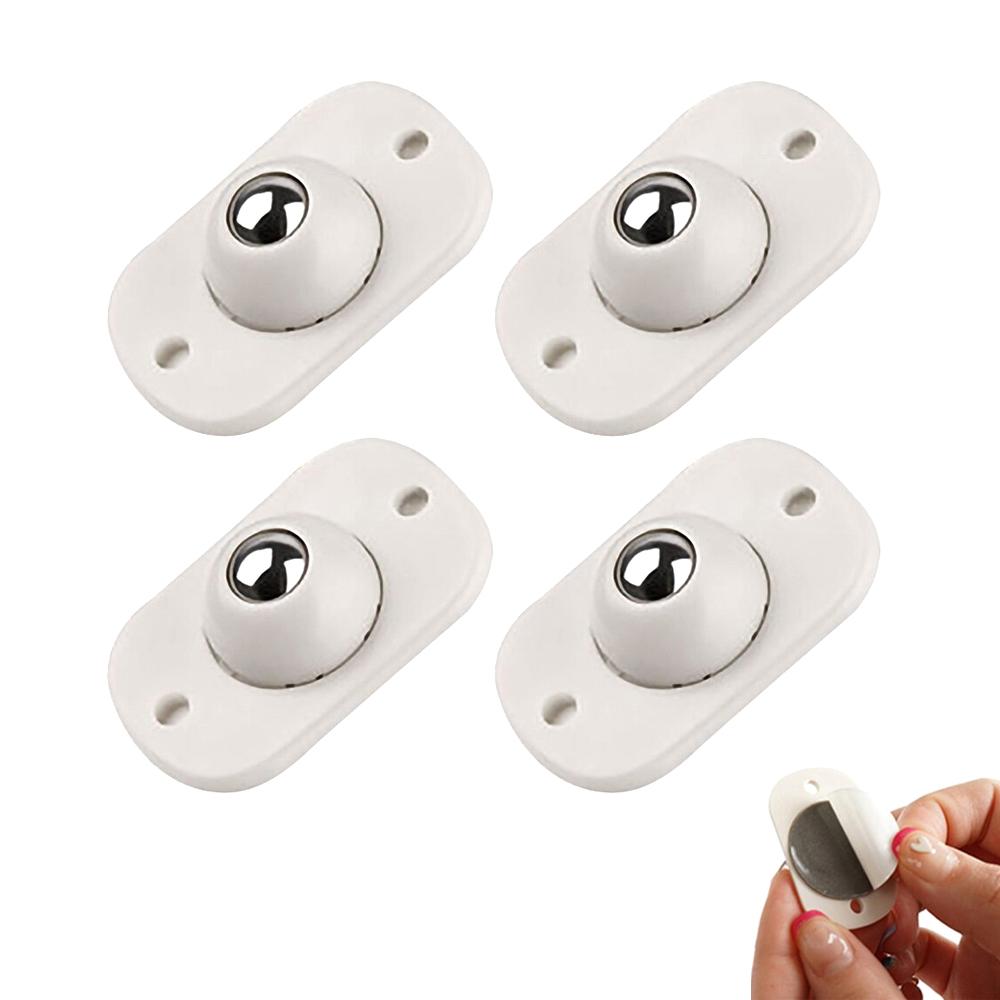 4-Pack - Självhäftande Hjul / Möbelhjul - Mini