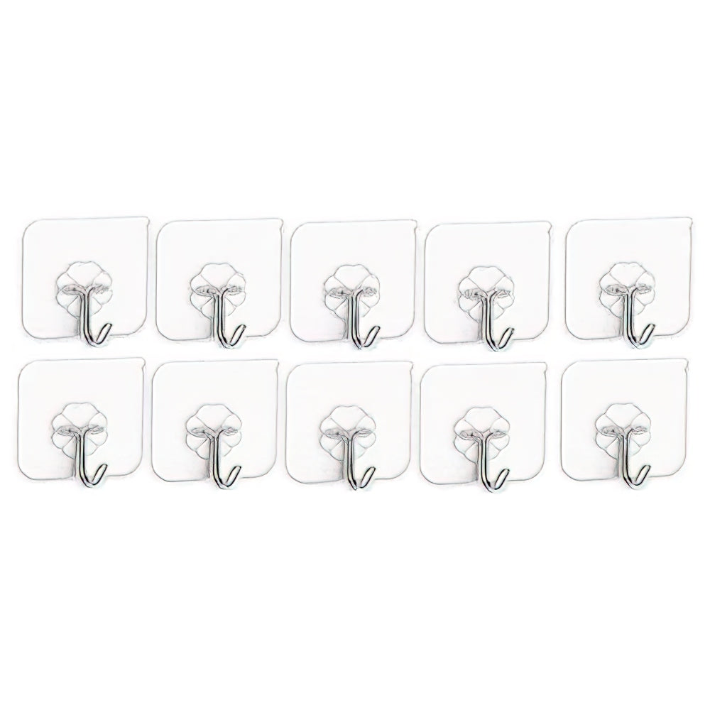 Självhäftande Krokar - 10-Pack