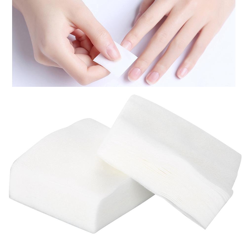 500-Pack - Nail Wipes - Luddfria pads för naglar