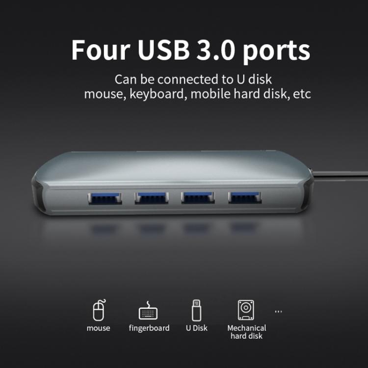 USB-C / Thunderbolt 3 till USB 3.0-Hubb 5-Portar - Macbook