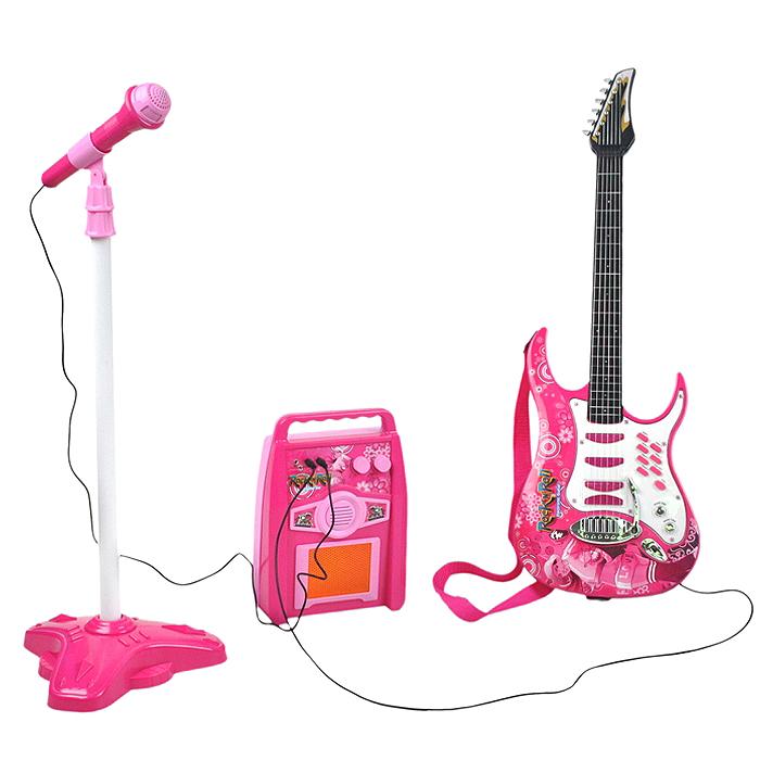 Elgitarr med Förstärkare & Mikrofon för Barn