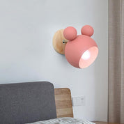 LED Vägglampa / Sänglampa - Rosa