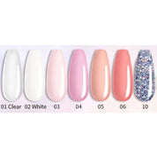 Poly Builder Gel Kit / Polygel med UV-lampa - Nail Art Naglar