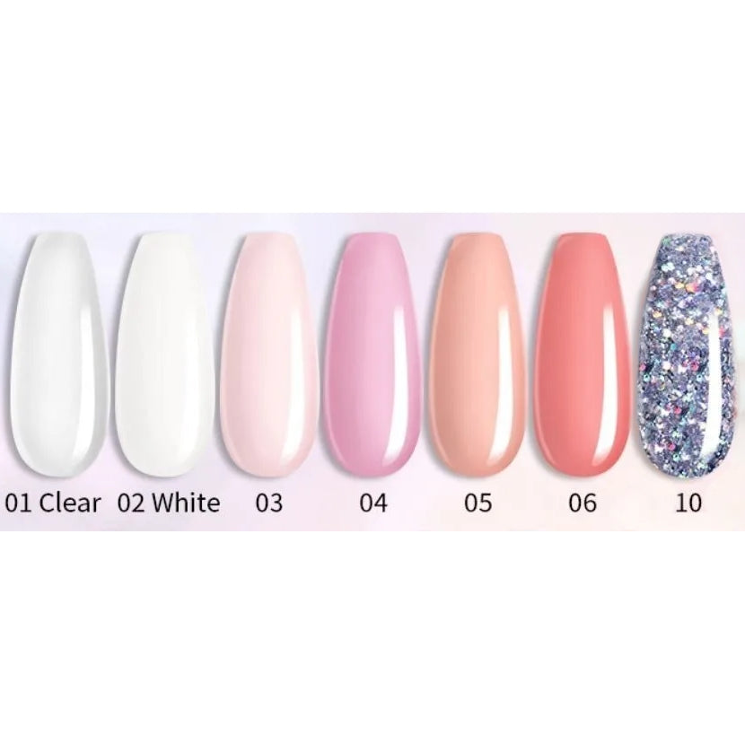 Poly Builder Gel Kit / Polygel med UV-lampa - Nail Art Naglar