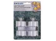 4-Pack - Batteridrivna Värmeljus / LED-ljus