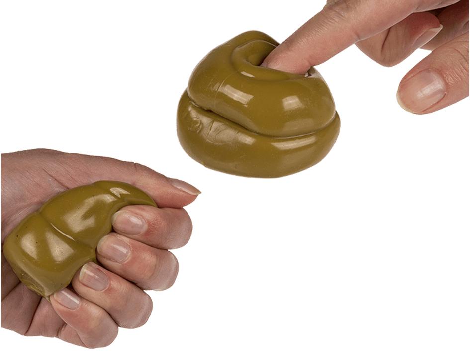 2-Pack - Stressboll / Klämboll - Bajskorv / Bajs