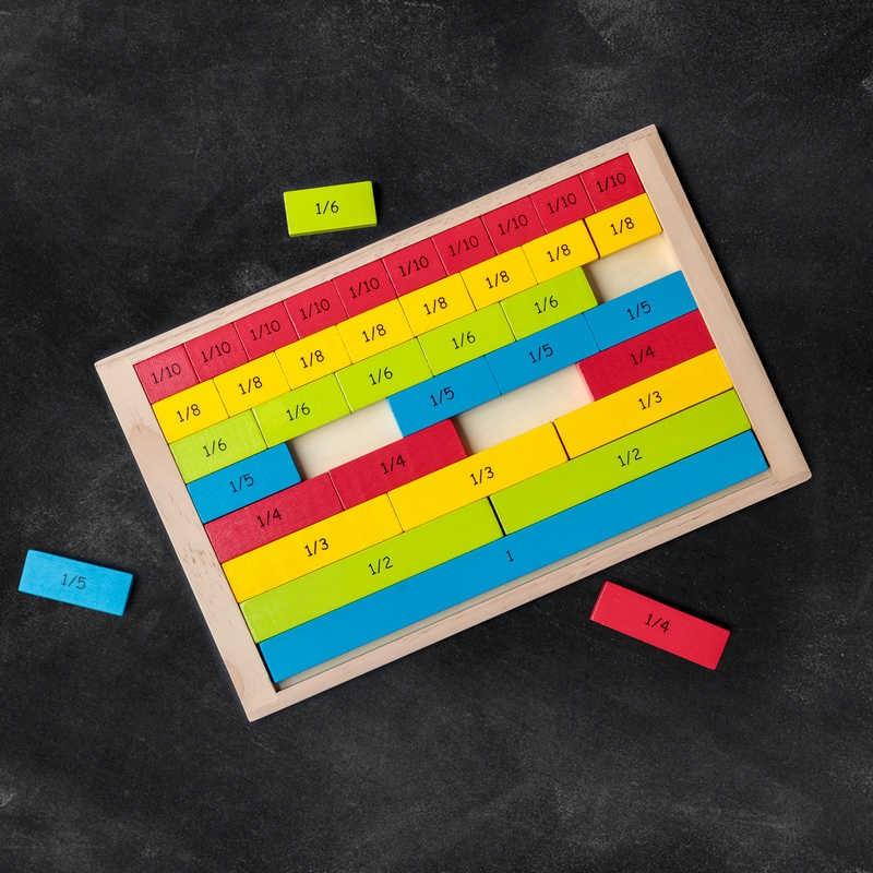 Lär dig matte leksak för Barn - Bråk - Pedagogisk