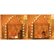 Lektält för Barn / Barntält med LED - 130cm