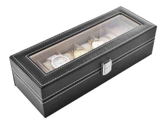 Klockbox - Klocklåda / Låda för 6 klockor
