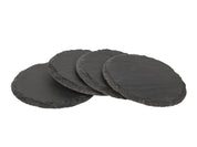 4-Pack - Glasunderlägg Sten / Skiffer - Underlägg till Glas