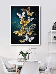 Diamond Painting / DIY 5D Diamantmålning - 30x40cm - Fjärilar