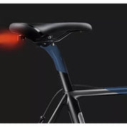 Cykelsadel med USB LED-lampa - Sadel för cykel
