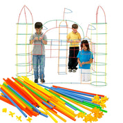 Fort Building Kit 408 Delar - Byggsats för Barn - Skapa former