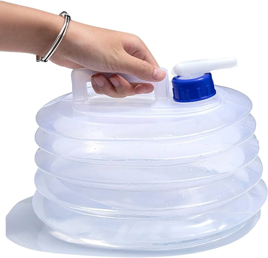 5L Hopfällbar Vattendunk med Kran - 2-Pack