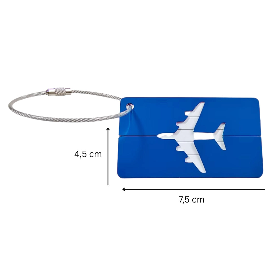 5-Pack - Bagagelapp / Tag till Bagage - Fäst på resväskan