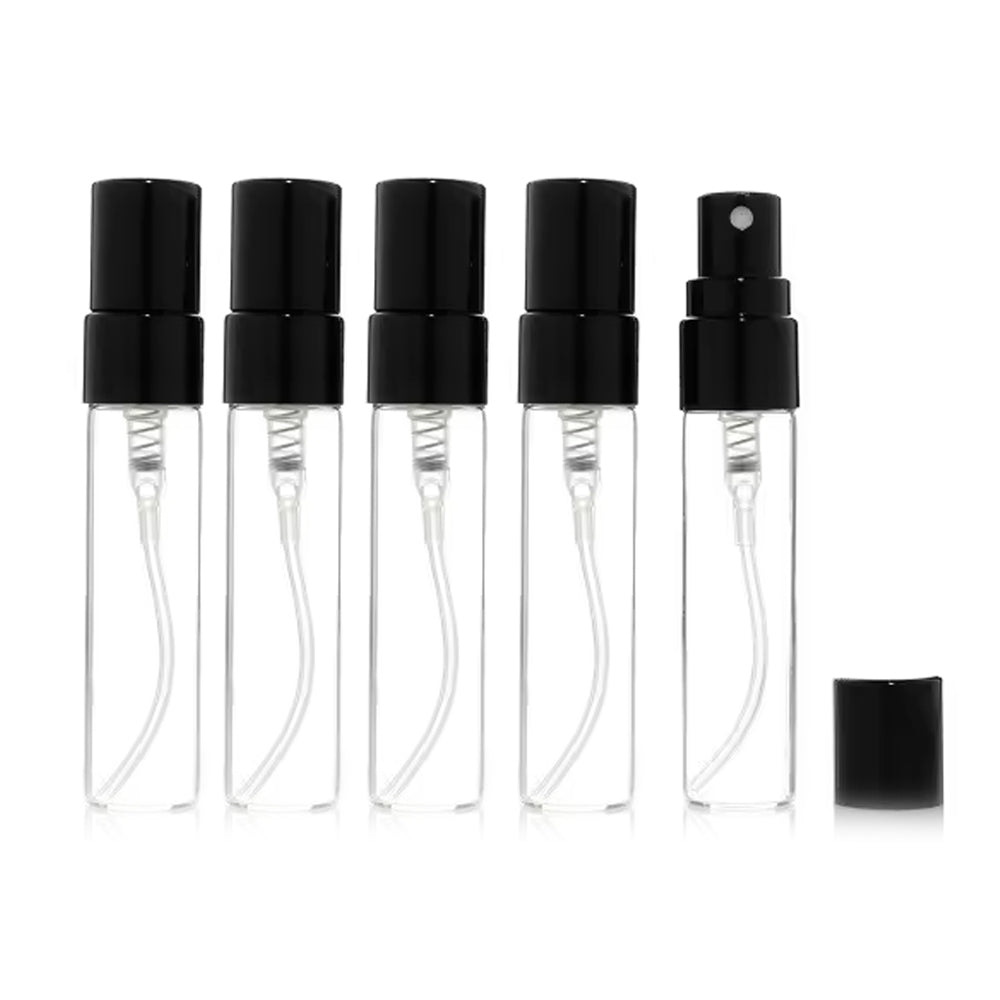 5-Pack - Sprayflaska / Miniflaska i Glas – 5 ml