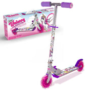 Sparkcykel med LED - Enhörning Scooter för Barn
