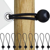 10-Pack - Fäste för Presenning - Elastisk