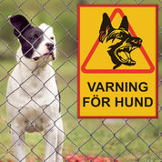 Varningsskylt A4 /A5 - Varning För Hund - Välj Storlek