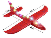 Kastflygplan med LED - 47 cm