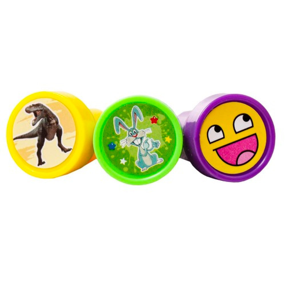 60-delar - Mini Stämpel Set för Barn - Rita & Måla - Olika Motiv