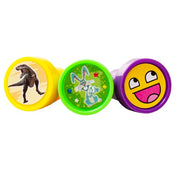 60-delar - Mini Stämpel Set för Barn - Rita & Måla - Olika Motiv