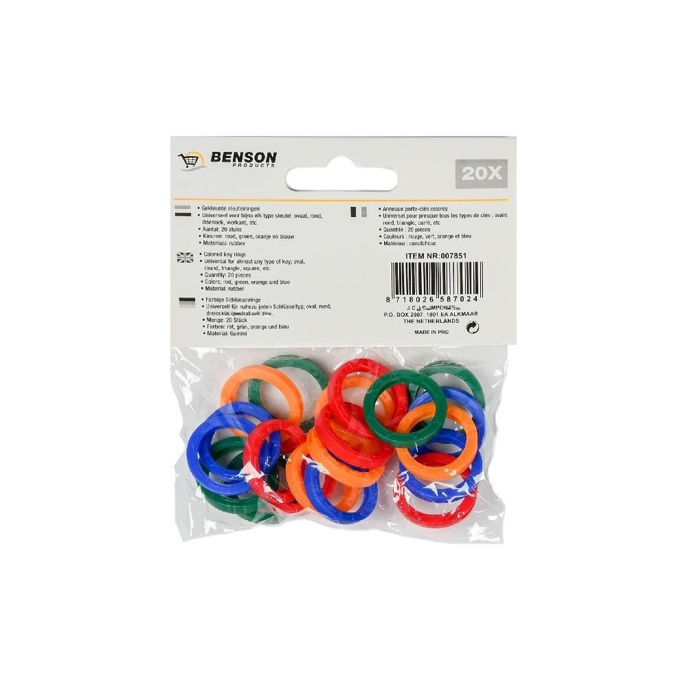 Kennring för Nycklar - 20-Pack