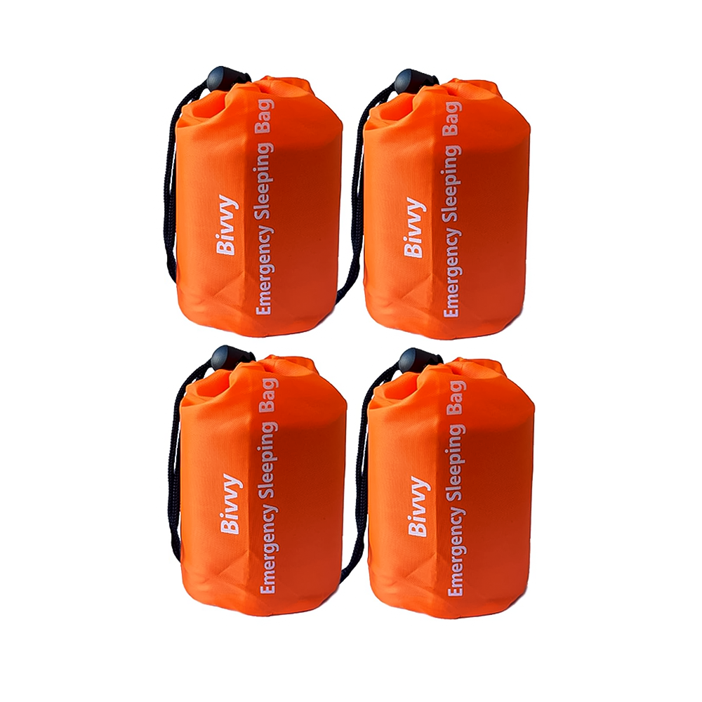 Nödsovsäck - Bivvy för Överlevnad - 4-Pack