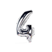 Sifferballong / Metallic Ballong 34 cm - Silver