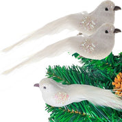 2-Pack - Julgranspynt Fåglar - Pynt till Julgran